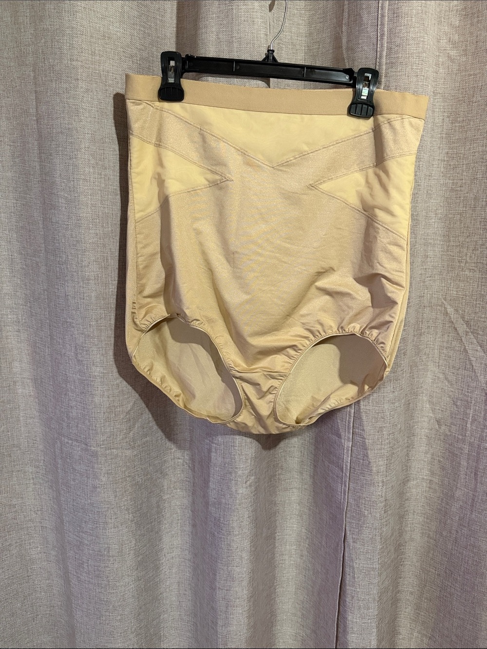 Cacique Beige High-Waist Shapewear Briefs